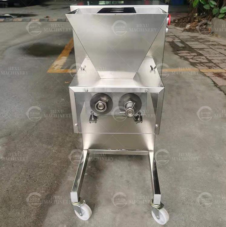 Two Blades Fresh Meat Slicing Equipment For Cutting Cooked Meat Barbecued Pork 4