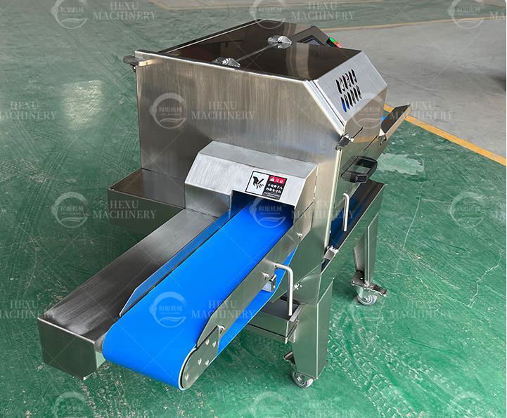 Flat Slicing Machine Bacon Slicer Conveyor Belt Cooked Meat Cutting Machine  3