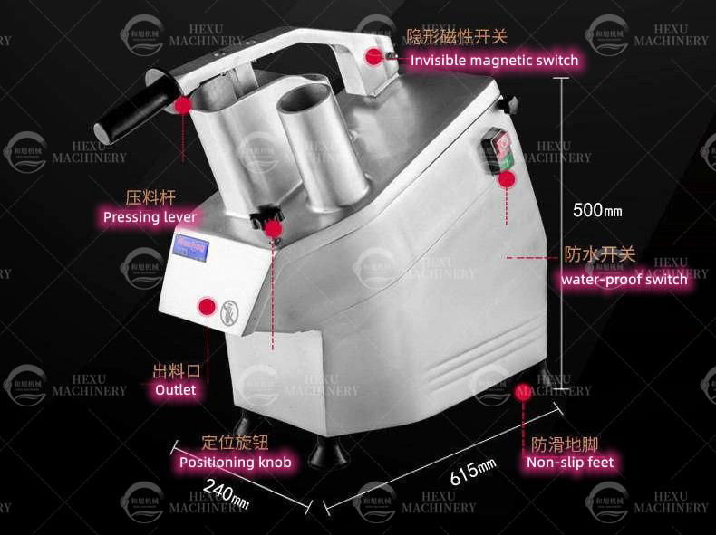 HeXu Multifunctional Vegetable Cutting Machine Cheese Cutting Machine 3