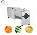 Stainless Steel Automatic Fruit and Vegetable Cutter Strip Cutting Machine 