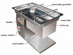 Desktop Meat Cutter Fresh Meat Slicer Meat Slicing Cutting Machine