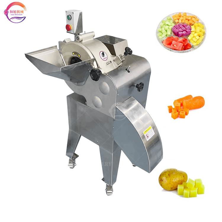 Vegetable Slicing and Dicing Machine Carrot Sweet Potato Cube Cutter Machine