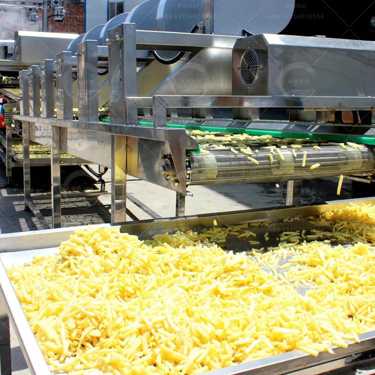Fried Potato Flakes Chips Making Machine Potato Strips Cutting Machine Line 5