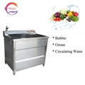 Industrial vegetable washing machine air bubble washer 1