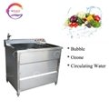 Industrial vegetable washing machine air bubble washer