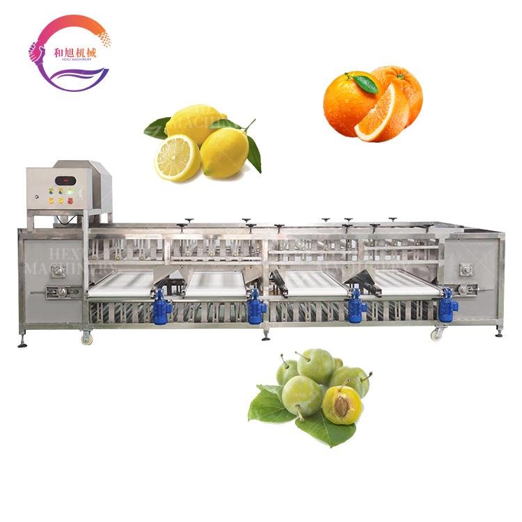 4 Grades Onion Potato Sorting Machine Orange Lemon Fruit Plum Grader Machine