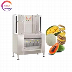 Vertical Watermelon Papaya Pumpkin Fresh Pineapple Jackfruit Peeling Machine