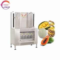 Vertical Watermelon Papaya Pumpkin Fresh Pineapple Jackfruit Peeling Machine