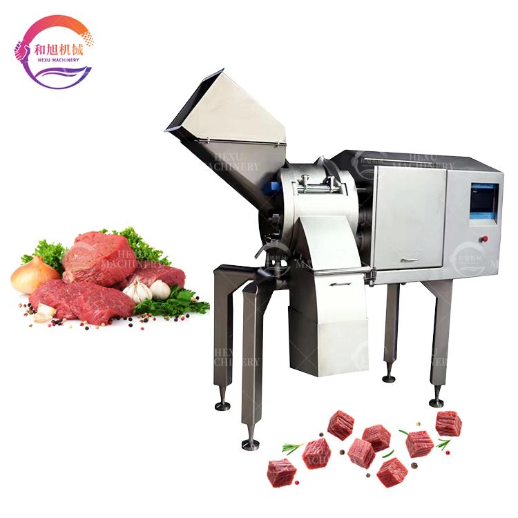 High-speed Chicken Cutter Fish Dicing Frozen Meat Dicer Cube Cutting Machine