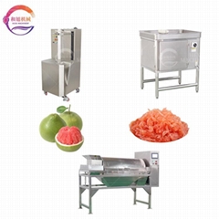 Grapefruit Peeling and Cutting Machine Pomelo Fruit Meat Separating Line