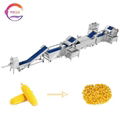 Corn Threshing Washing Blanching Dewatering Drying Processing Line