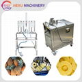 pineapple peeling core separating cutting machine pineapple slicer machine