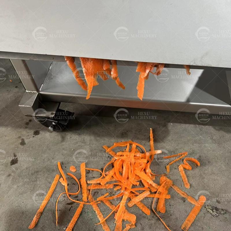 Carrot Peeling Shredding Machine Carrot Peeled Carrot Strip Cutting Machine 5