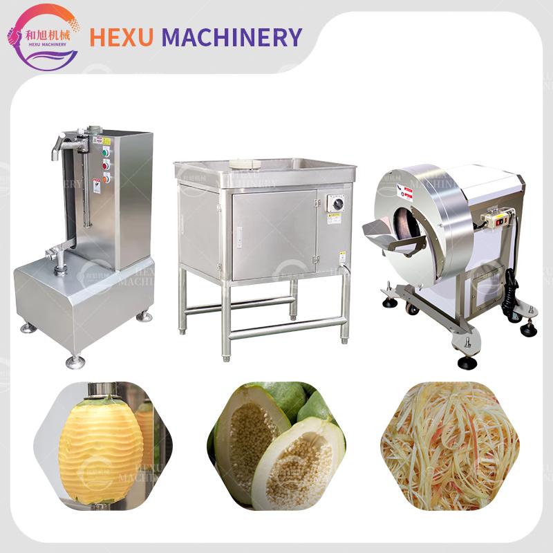 Papaya Splitting Cutter Machine Papaya Peeling Shredding Machine