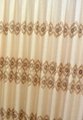 Mesh embroidered curtain fabric