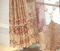 Mesh embroidered curtain fabric 7