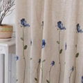 Mesh embroidered curtain fabric 11