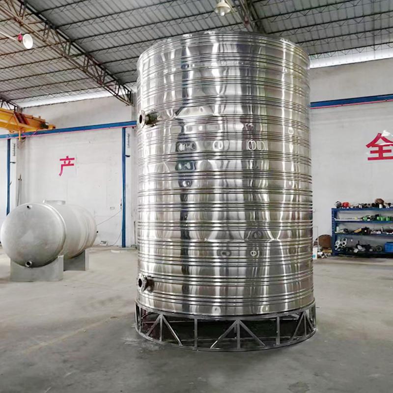 专业定制立式液体保温储存罐食品单层储罐化工不锈钢储油罐 5