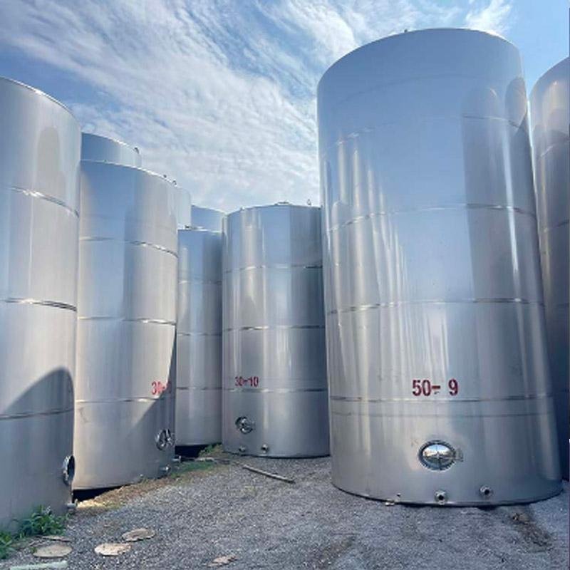 不鏽鋼儲罐50噸立式大型儲水罐醬油儲罐臥式 4