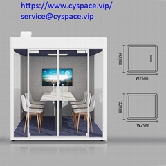 Soundproof Booth Design Round Shape Mobile Practice Sound Studio Recording Priva