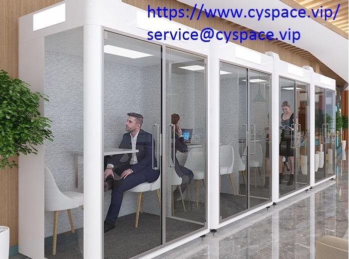 Cyspace Office Phone Booth Public Privacy Calling Certificate Telephone Cabin 4