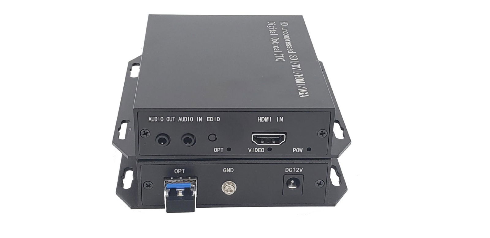 小型HDMI光端機音視頻光端延長器光纖20KM光端機無損無壓縮收發器 2