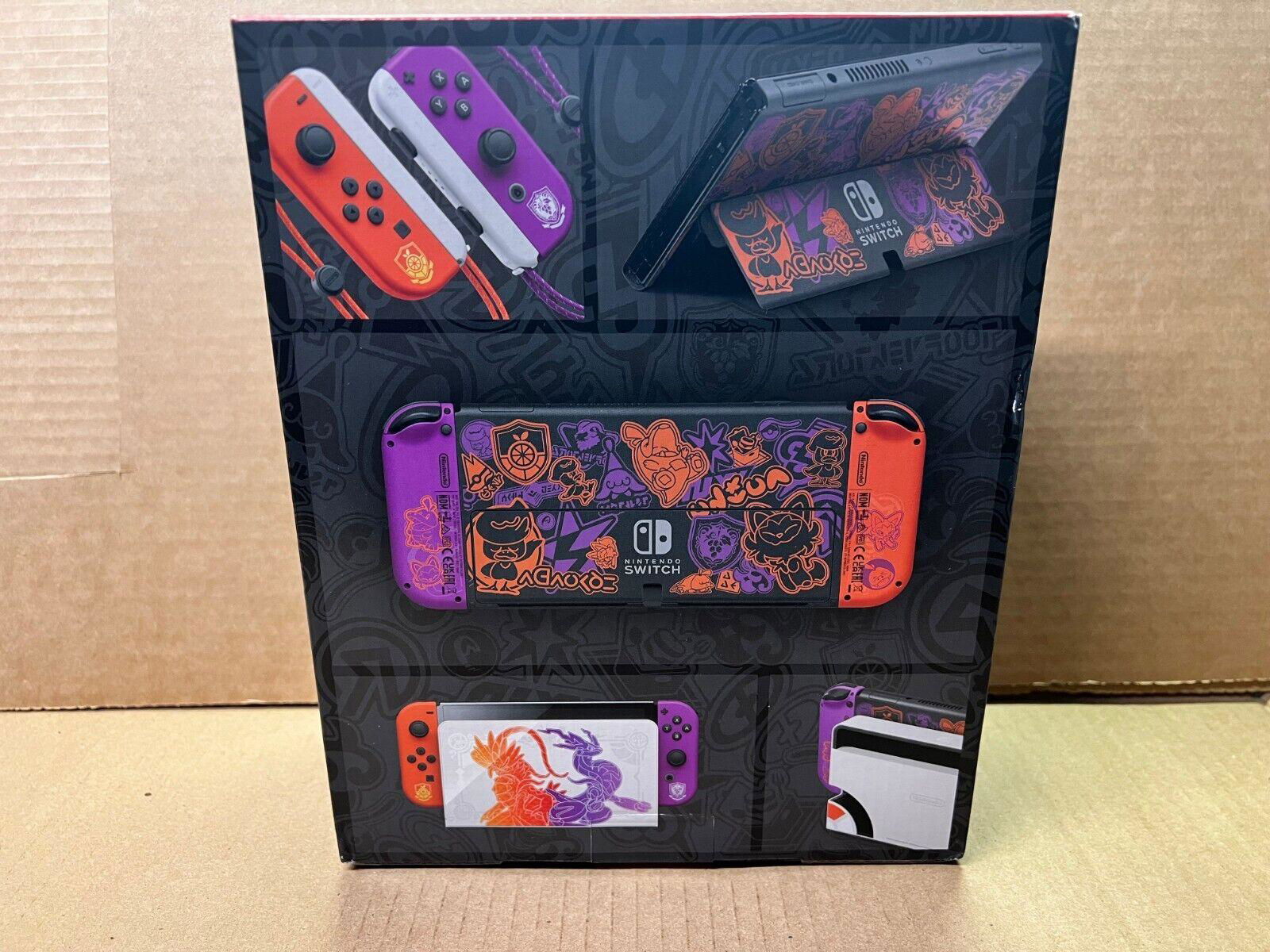 Original N I N T E N D O Switch - OLED Model Pokemon Scarlet & Violet Edition  2