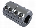 D30 L40 Clamp coupling Quincunx flexible shaft jaw coupling 5