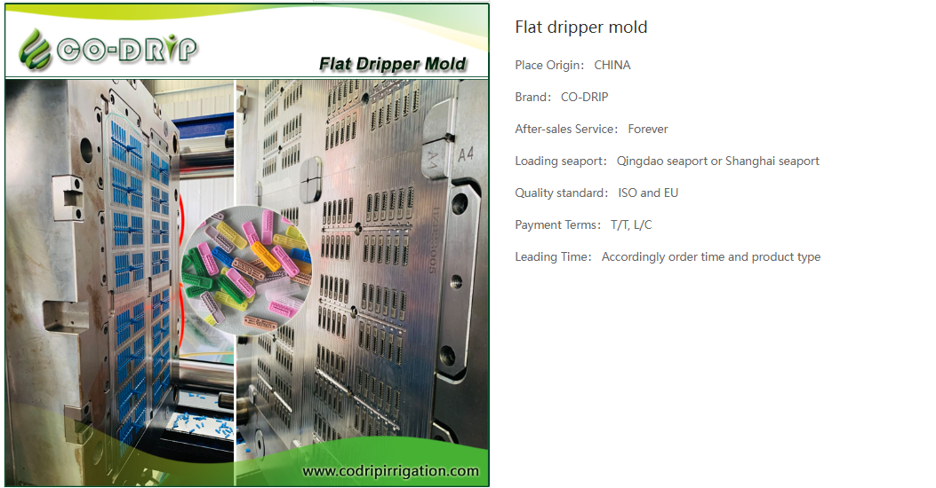 Flat drippper Injection mold 256 caviries