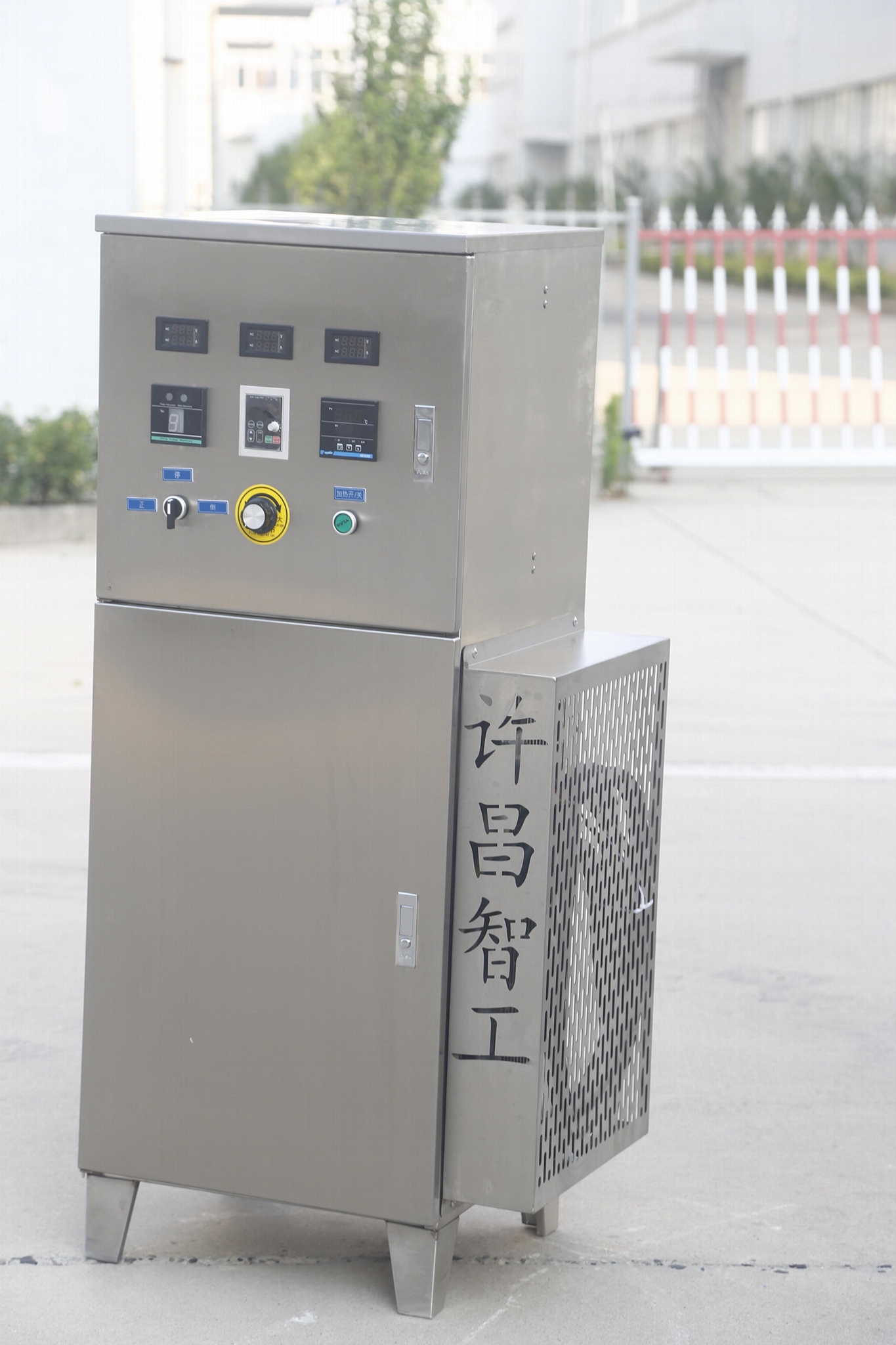 許昌智工DCHS 7-32電磁花生果干炒機 2