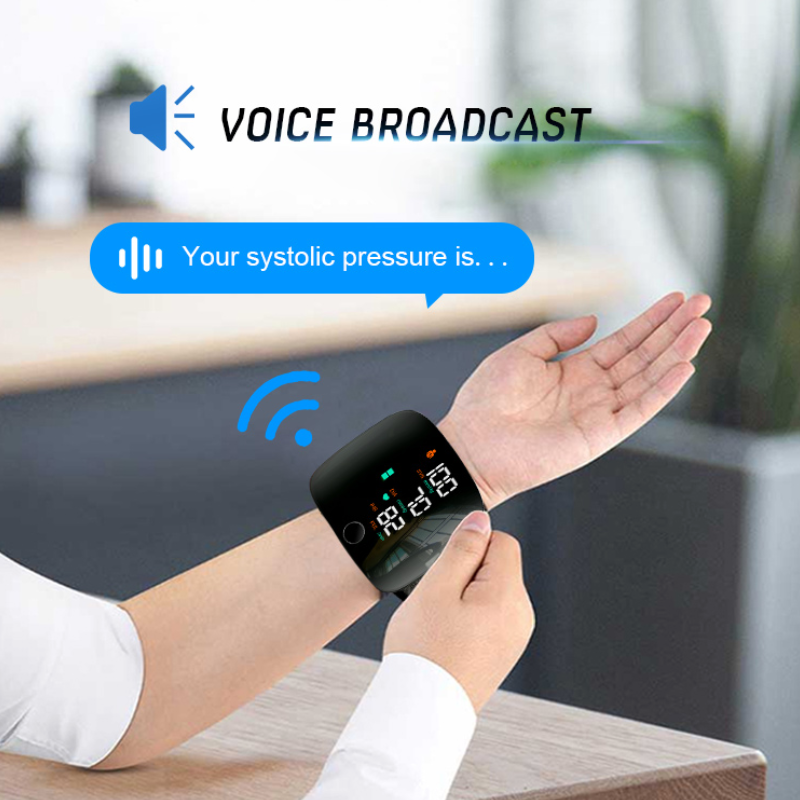 Realblad Digital Wrist Blood Pressure Monitor Rechargable Household Tensiometro  4