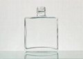 150ml Unique Shape Extra White Flint Glass Vodka Bottle