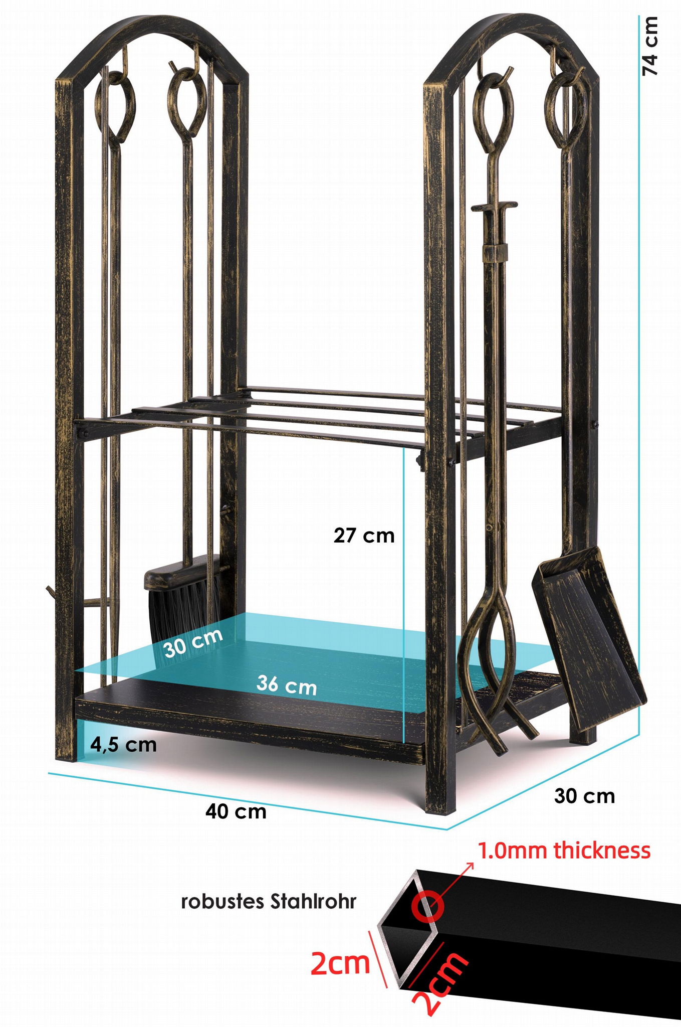 wooden rack shelf 3