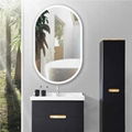 LAM-009 Oval Backlit Bathroom Wall