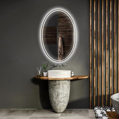 LAM013 Large Circle Elegant LED Bathroom