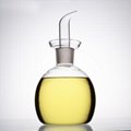 Customized Borosilicate Glass Olive Oil Vinegar Bottle Glass Oil Cruet with Spou