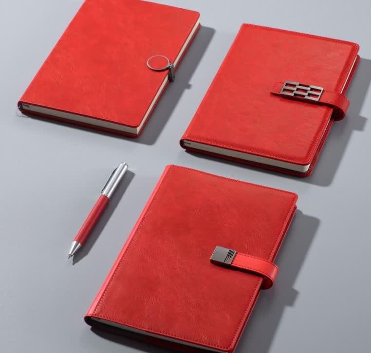 China Red Series Magnetic Buckle Notebook Set