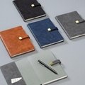 Featured magnetic buckle core notebook