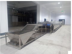 Automatic egg boiling and peeling machinery (hard boiled egg processing plant )f