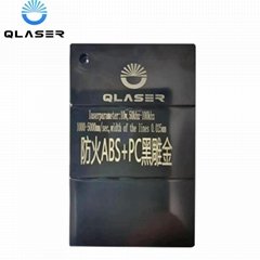 Laser masterbatch ABS black engraving gold laser engraving