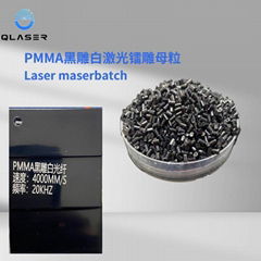 Laser marking masterbatch PMMA black and white