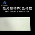 Matte polycarbonate masterbatch