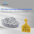 Laser engraving masterbatch color laser marking laser engraving black characters 6