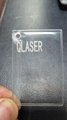 PC transparent laser white font laser engraving powder 2
