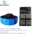 TPU black engraving white font