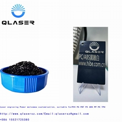 Laser additive engraving auxiliary agent engraving white font masterbatch