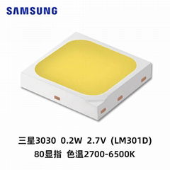 Samsung LM302D display refers to 80+ lamp beads 1W 6V street lights