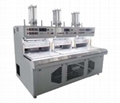 Three-station sliding table pressing