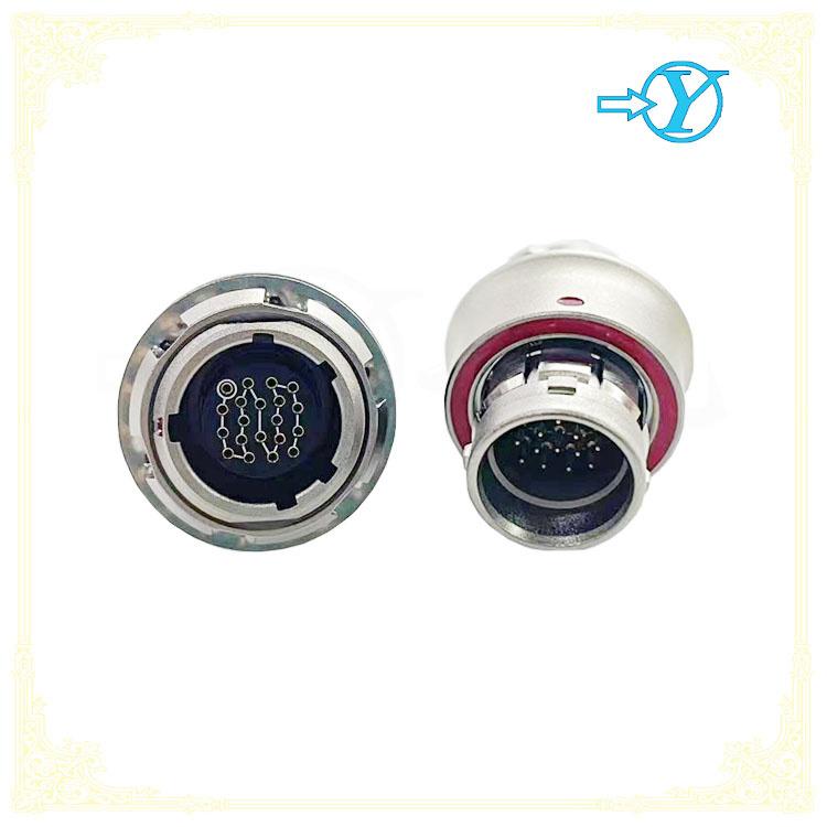 连接器生产厂家TXN.X04.308.FLAM80推拉自锁连接器 2