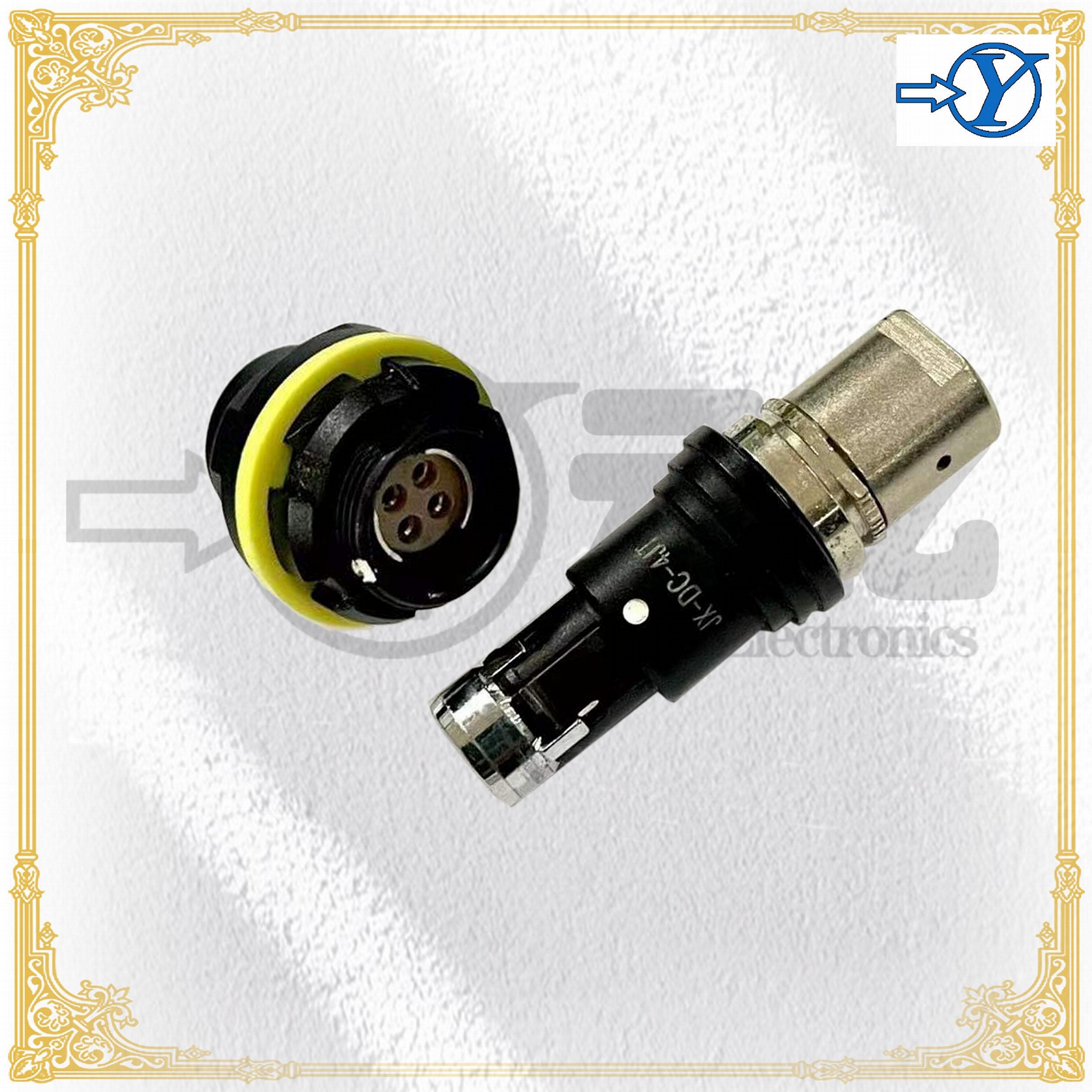 推拉自锁航插 0F 1F 2F公母对插防水连接器医疗/工业插头插座 2